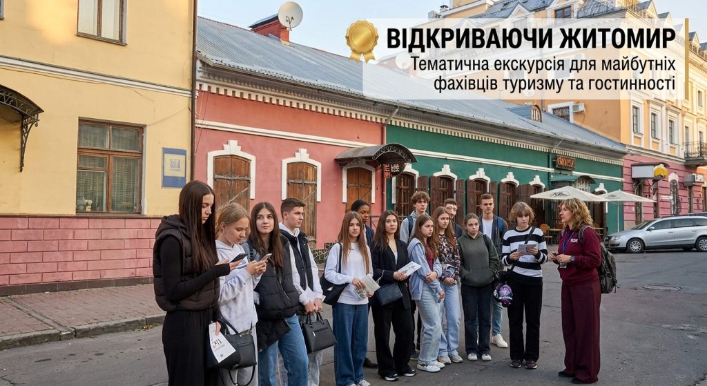 Image for: Відкриваючи Житомир: тематична екскурсія для майбутніх фахівців туризму та гостинності